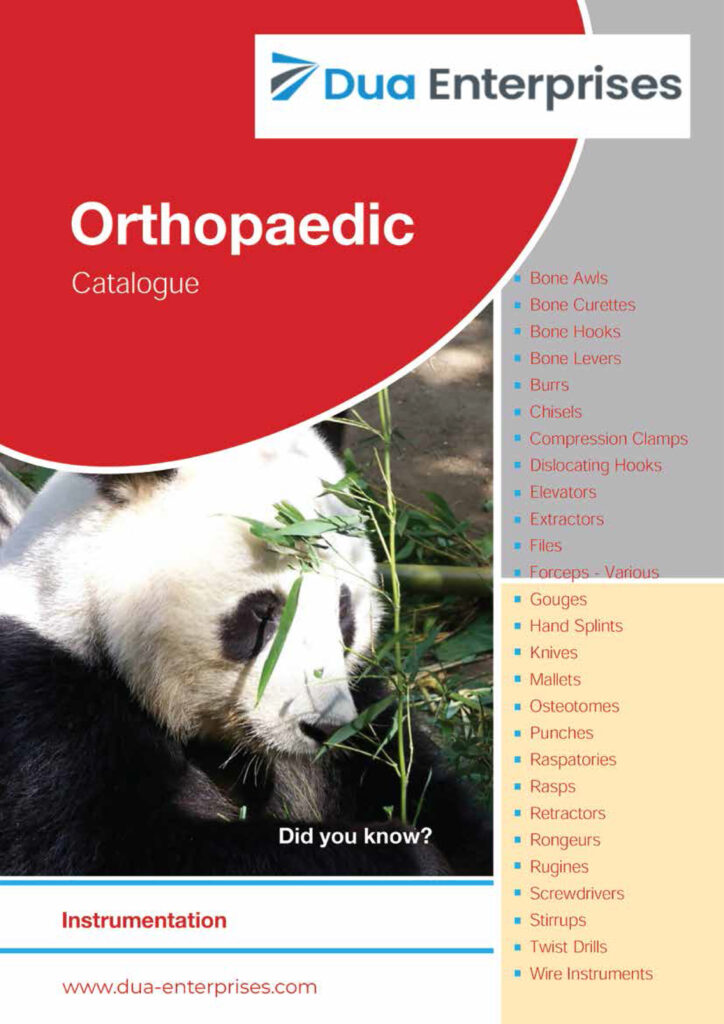 Orthopedic catalogue cover